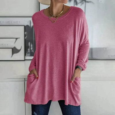 Katrin | Tunika mit Vordertaschen Bluse