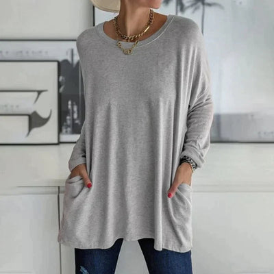 Katrin | Tunika mit Vordertaschen Bluse
