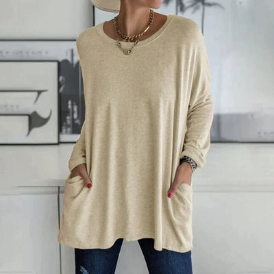 Katrin | Tunika mit Vordertaschen Bluse