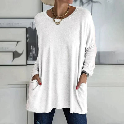 Katrin | Tunika mit Vordertaschen Bluse