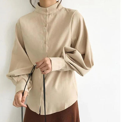 Franziska | Komfortable Elegante Puffärmel Bluse