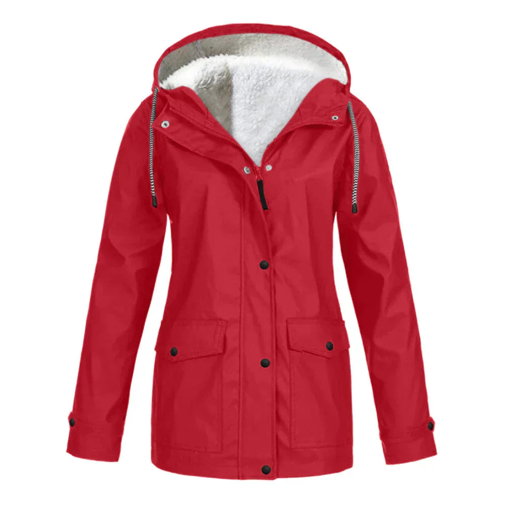 Amina - Elegante Und Warme Regenjacke