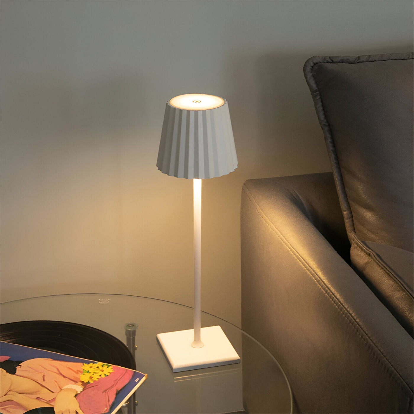 Zendoo | Dimmbare, wiederaufladbare, kabellose LED-Tischlampe