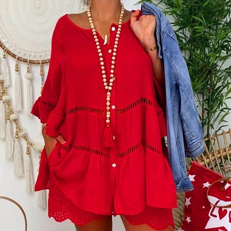 "Anika" Designer-Bluse