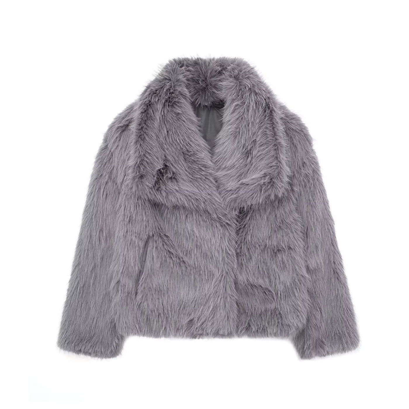 Macy | Luxuriöse Kunstfell-Jacke – Stilvoll, Kuschelig und Zeitlos