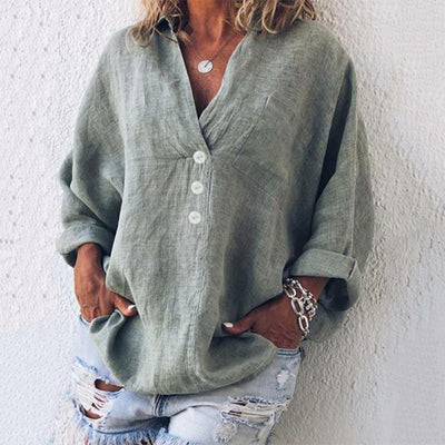 Jennifer | Elegante und stilvolle Bluse mit Puffärmeln