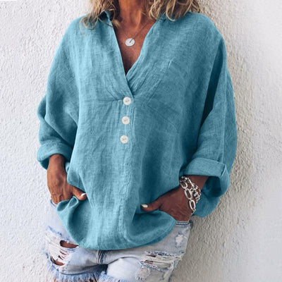 Jennifer | Elegante und stilvolle Bluse mit Puffärmeln
