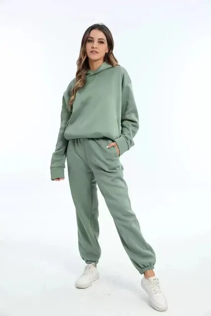 Elly | Kapuzenpulli und Jogginghosen Set für Damen
