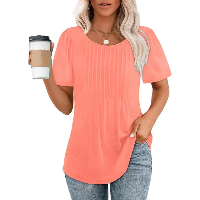Julia | Weiches atmungsaktives elegantes Sommertop