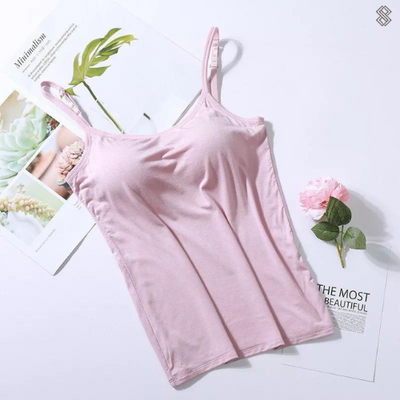 Juliane | Bequemes Tanktop mit integriertem BH