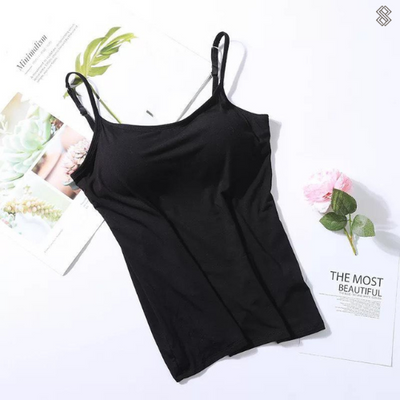 Juliane | Bequemes Tanktop mit integriertem BH