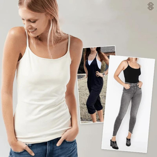 Juliane | Bequemes Tanktop mit integriertem BH