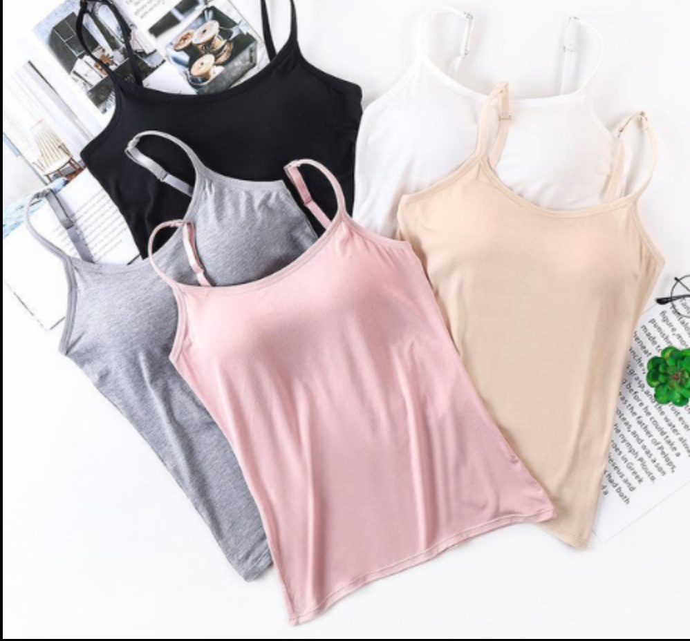 Juliane | Bequemes Tanktop mit integriertem BH