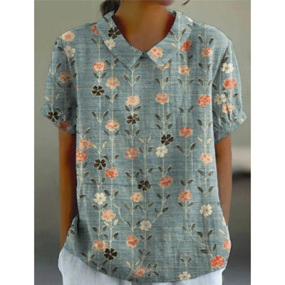 Karin | Lässige Bluse mit Blütenprint