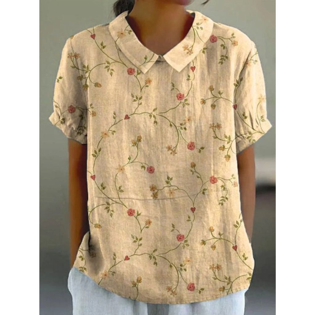 Karin | Lässige Bluse mit Blütenprint