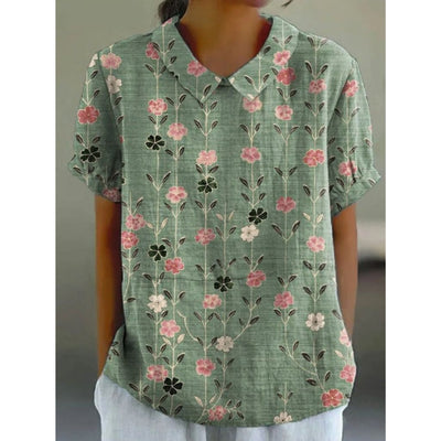 Karin | Lässige Bluse mit Blütenprint