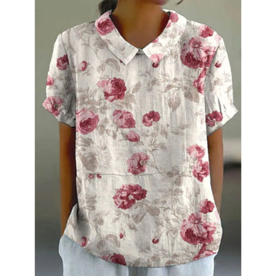 Karin | Lässige Bluse mit Blütenprint