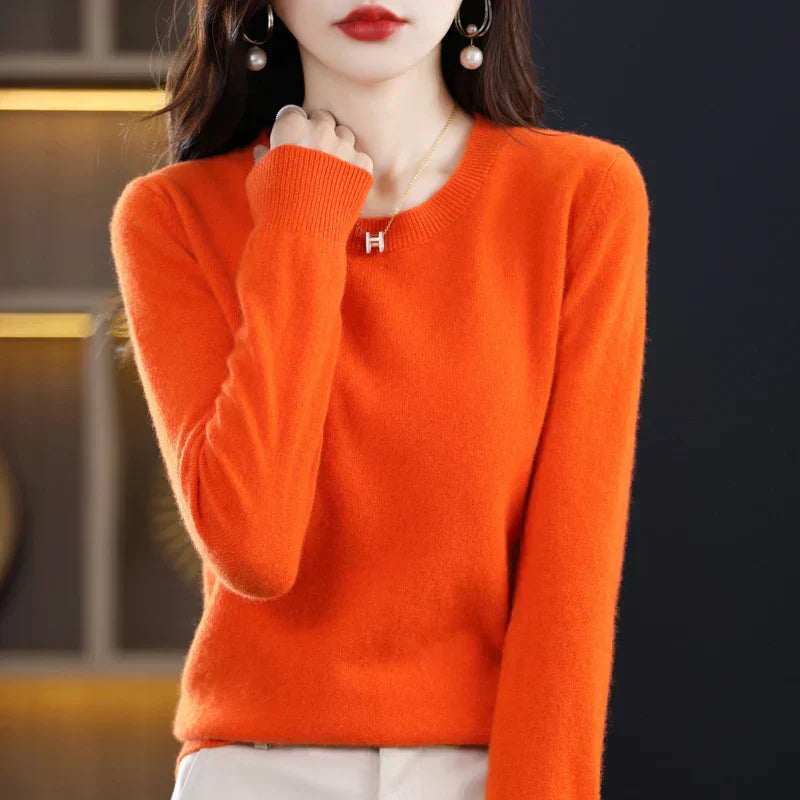 Daniela | Klassischer warmer Baumwollpullover