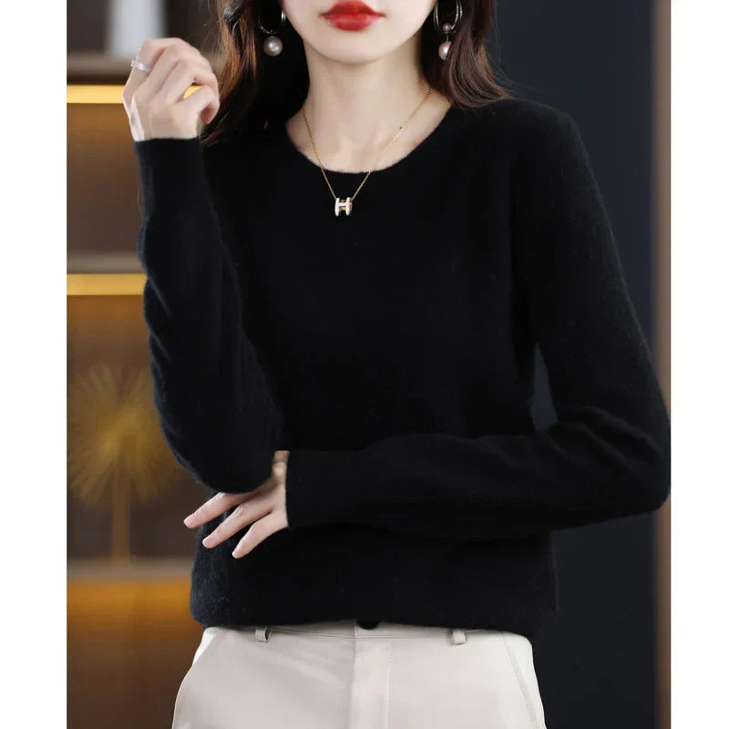 Daniela | Klassischer warmer Baumwollpullover