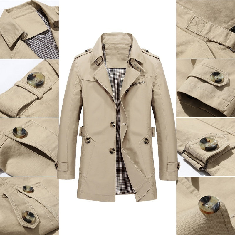 Leon | Stylish Winterjacke for Herren Warm