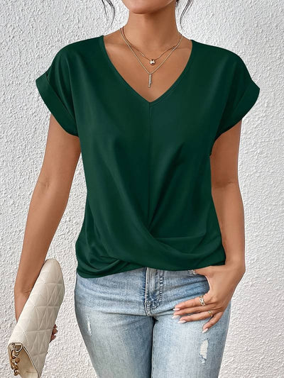Lia | Bequemes lässiges Kurzarm Top