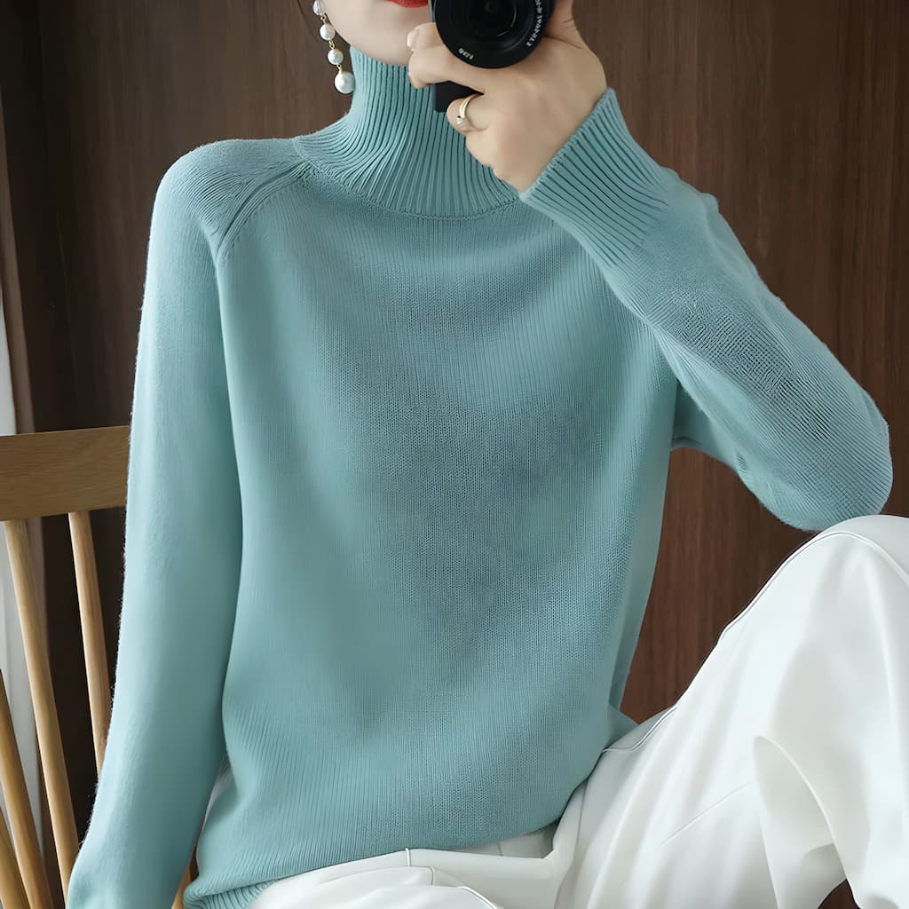 Nerys - Rollkragenpullover