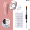 Set mit Farbe Nude (UV-Lampe)