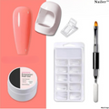 Set mit Farbe Koralle (UV-Lampe)