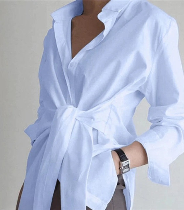 Marina | Langärmlige Bluse für Freizeit und Abendgarderobe