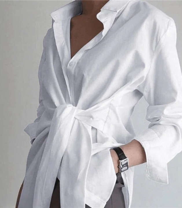 Marina | Langärmlige Bluse für Freizeit und Abendgarderobe