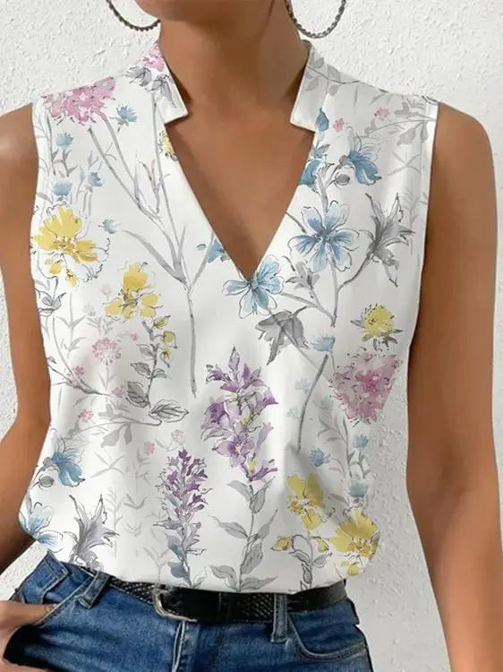 Melanie | Lebendige leichte Sommer Freizeitbluse