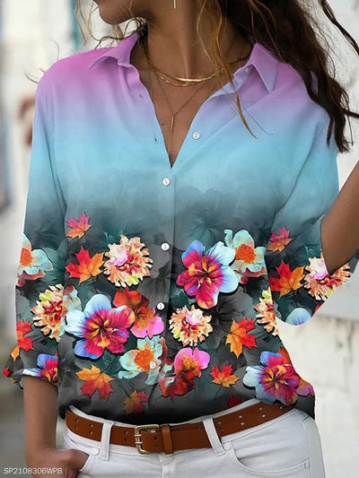 Yelena - Herbstliches Blumen Blouse