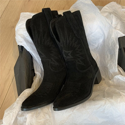 "Ivaila" Lässige Cowboy Boots
