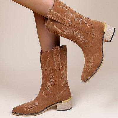 "Ivaila" Lässige Cowboy Boots