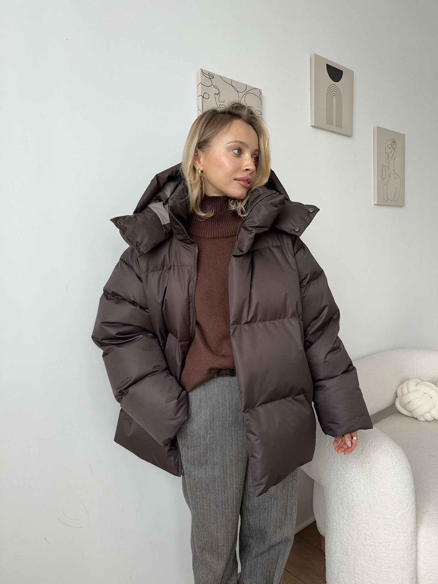 Maxime | Moderne Wärme-Design Pufferjacke – Perfekt für Kalte Tage