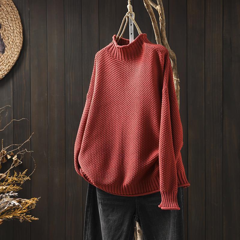 Mara | Strickpullover mit Waffelmuster