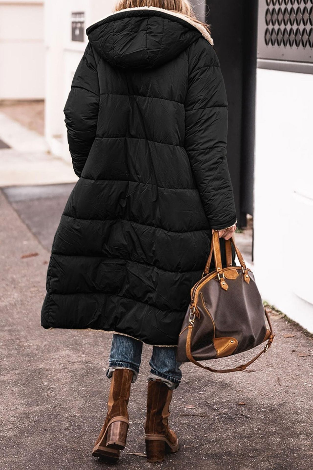 Sabina | Lange Warme Pufferjacke für den Winter