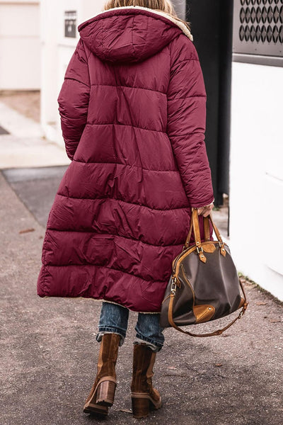 Sabina | Lange Warme Pufferjacke für den Winter