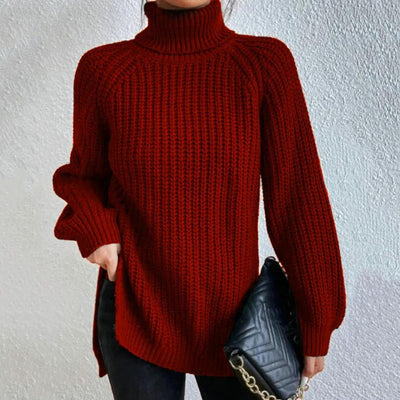Juniper - Eleganter weicher Rollkragenpullover