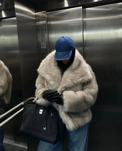 Macy | Luxuriöse Kunstfell-Jacke – Stilvoll, Kuschelig und Zeitlos