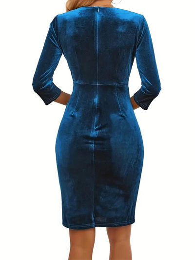 Elegantes Heidi -Cordkleid für jeden Anlass