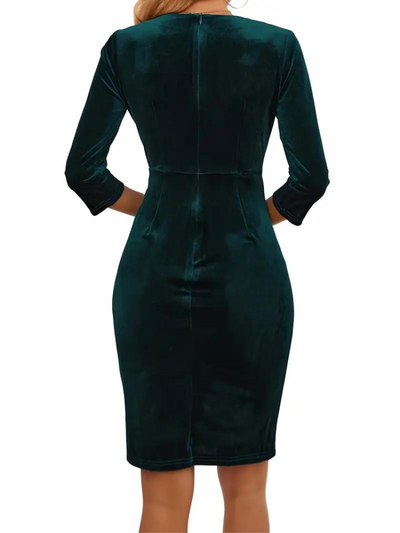 Elegantes Heidi -Cordkleid für jeden Anlass