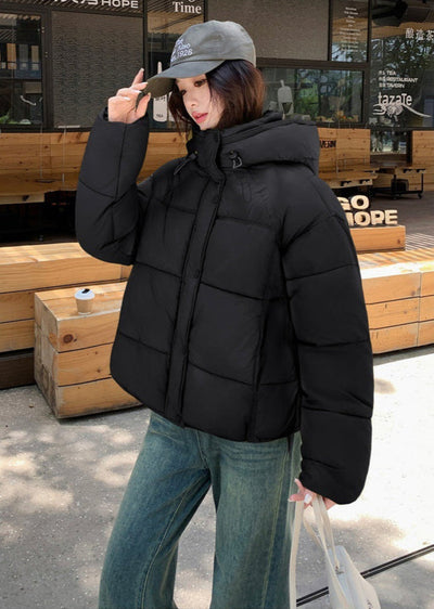 Puffer Winterjacke Kapuze