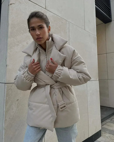 Senna | Pufferjacke - Mit Gürtel