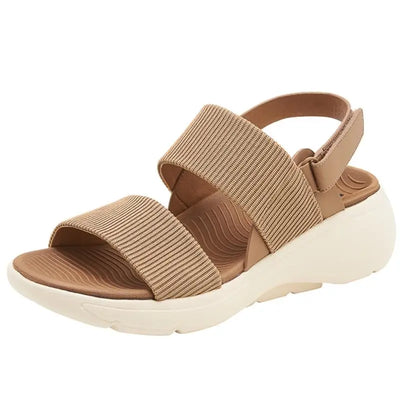 Beige Komfortsandale - Clara