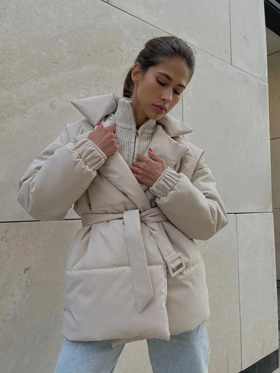 Senna | Pufferjacke - Mit Gürtel