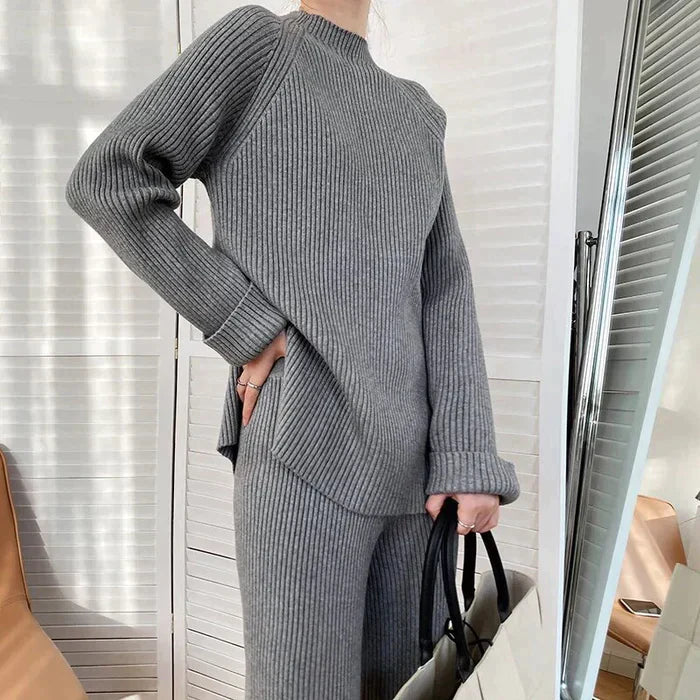 Vera | Weiches Gestricktes Set