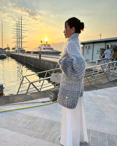 Shaquin |  übergroße Strickpullover