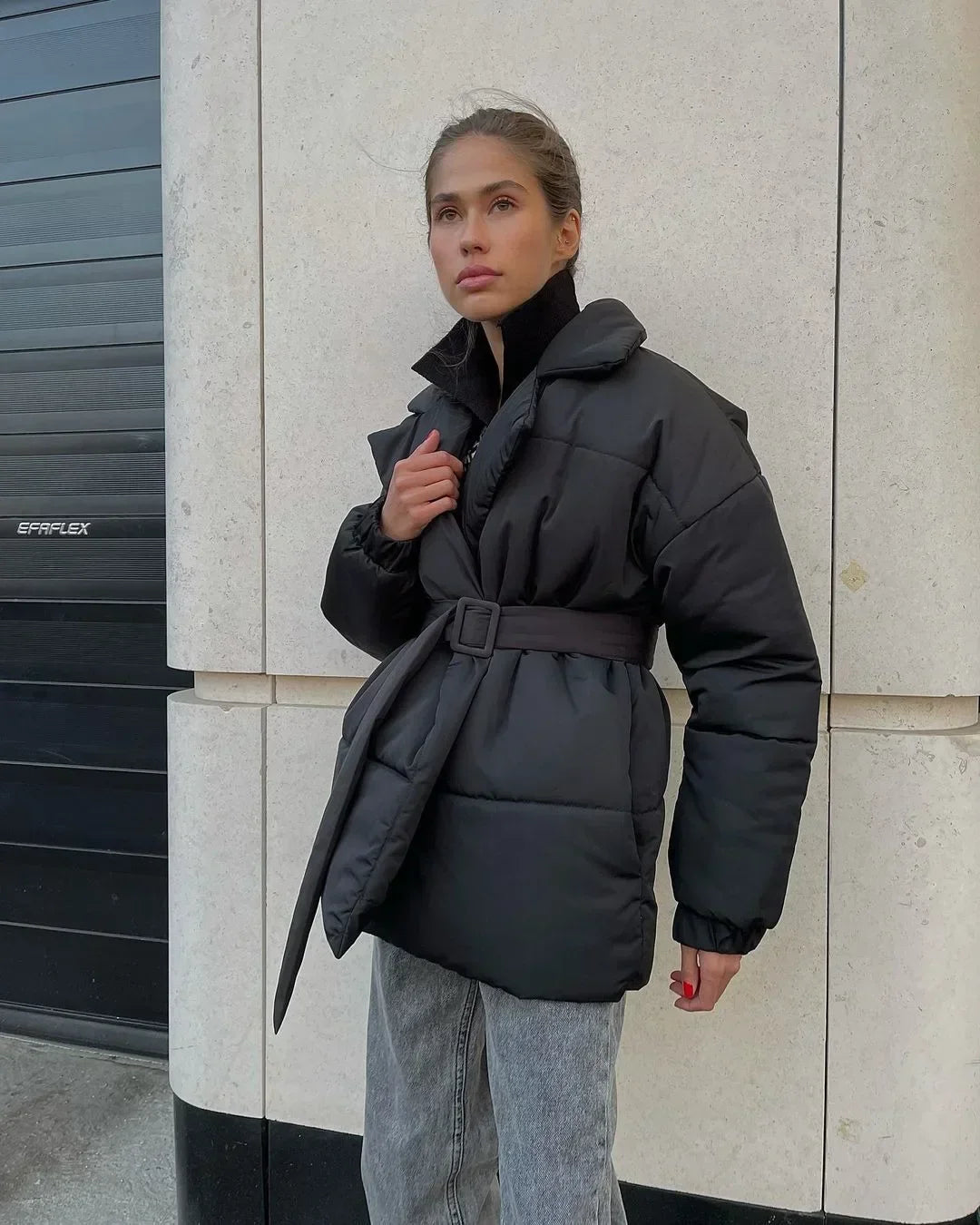 Senna | Pufferjacke - Mit Gürtel