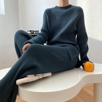 Vera | Weiches Gestricktes Set